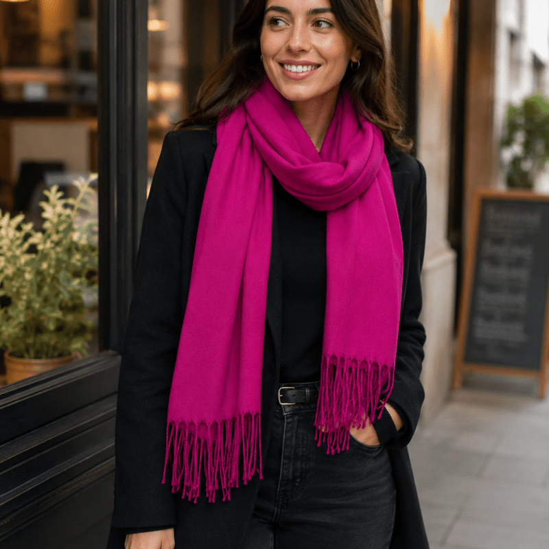 Pashmina Lisa Fucsia