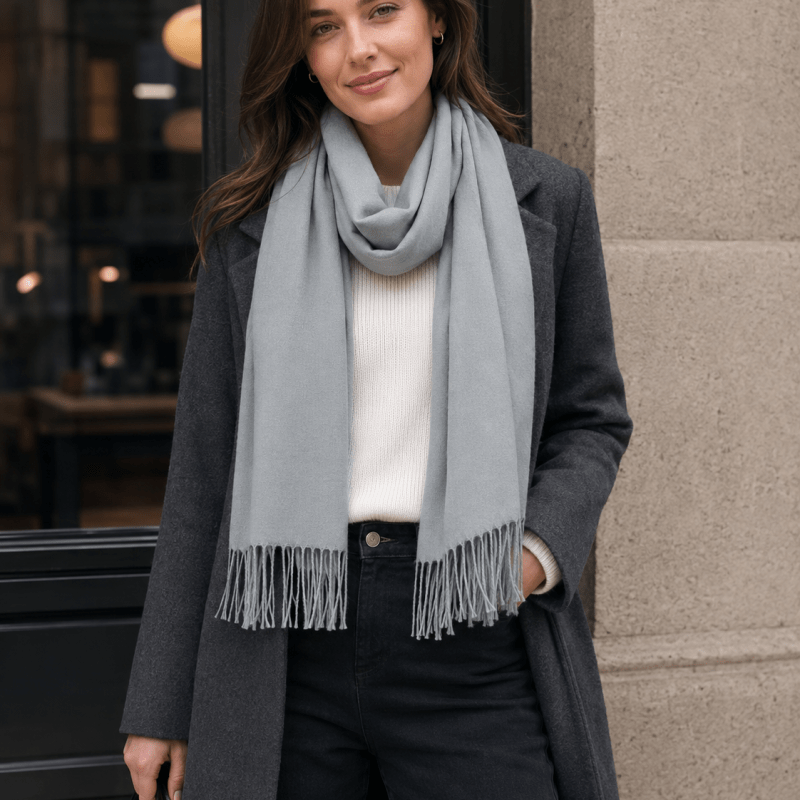 Pashmina Lisa Gris