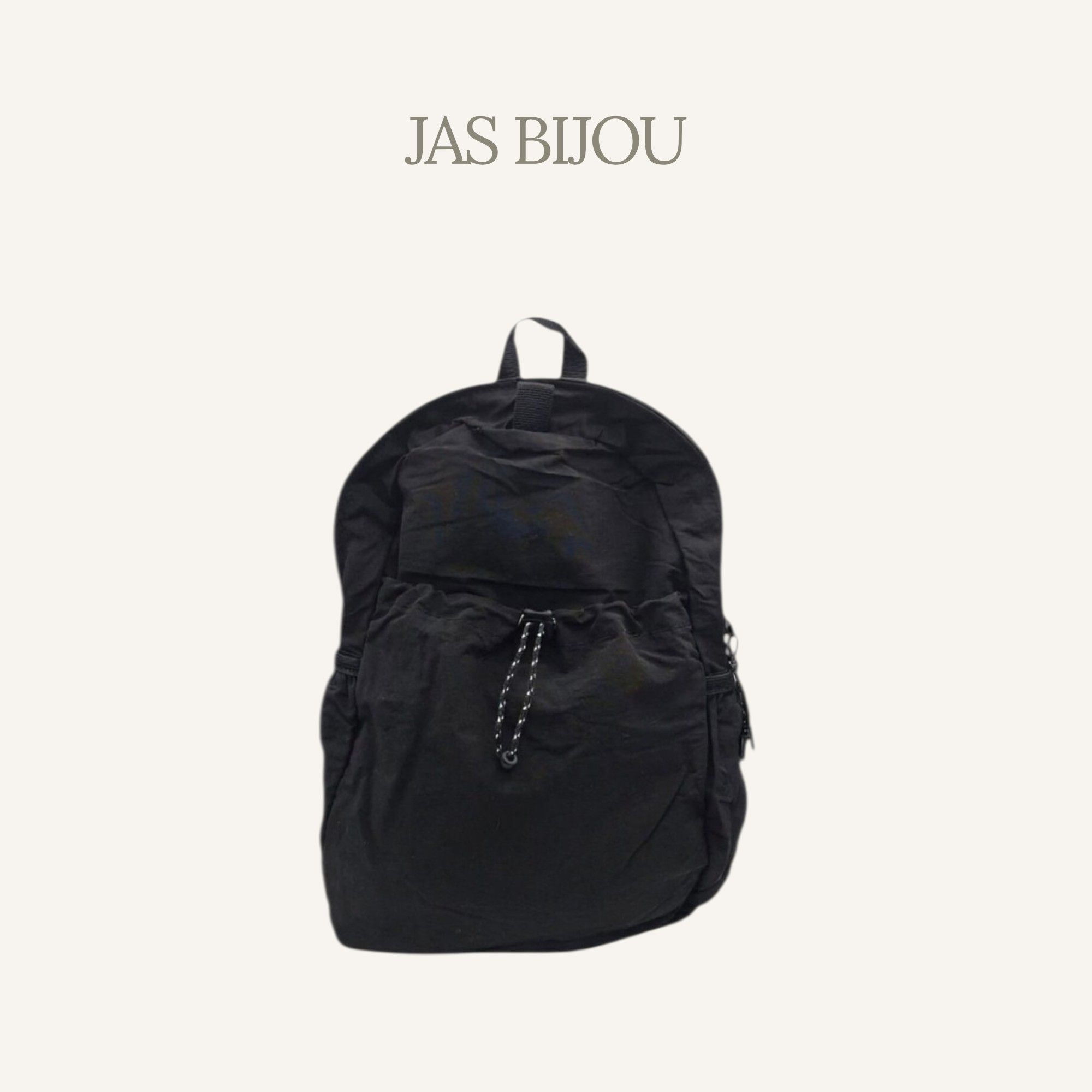 Mochila de Tela Negro - Imagen 3