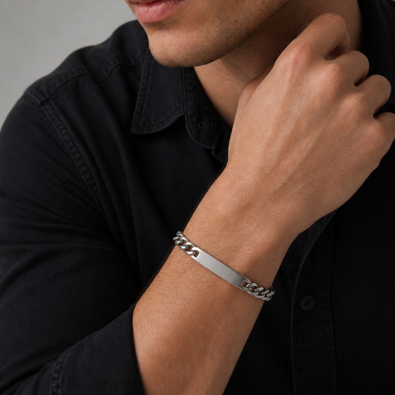 Pulsera Eslabón Cubano Modelo 3
